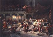 Jan Steen The Wedding at Cana Sweden oil painting artist